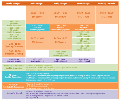 Agenda table